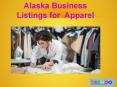 Alaska Business Listings for  Apparel PowerPoint PPT Presentation