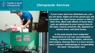Best Chiropractic in North Liberty