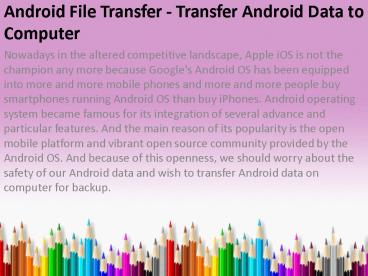 presentation player overlay