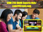 COM 295 RANK Experts Hub / com295rank.com