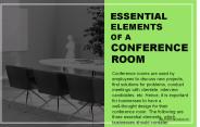 Three necessary elements of a conference room
