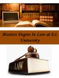 Masters Degree In Law at EL University PowerPoint PPT Presentation