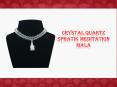 Crystal quartz sphatik meditation mala