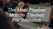 The Most Popular Moodle Themes For Website