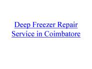 Deep Freezer in Good Condition