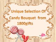 Delicious candy bouquet