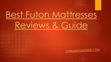 Best Futon Mattresses