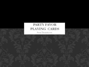 Make your own custom playing cards Front and back