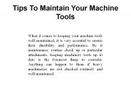 Tips To Maintain Your Machine Tools (1)
