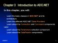 Chapter 3  Introduction to ADO.NET PowerPoint PPT Presentation