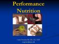 Performance Nutrition PowerPoint PPT Presentation