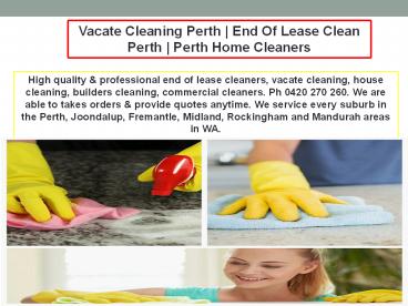 Vacate cleaning Perth (2)