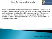 Best Residential Schools