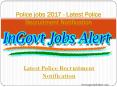 Police jobs 2017 - Latest Police Recruitment Notification (1) PowerPoint PPT Presentation