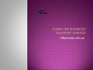 Sydney Refrigerated Transport Services - fr8services.com.au