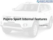2016 Mitsubishi Pajero Sport