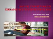 sci 151 expert Focus Dreams/sci151expertdotcom