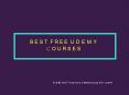 Best Free Udemy Courses PowerPoint PPT Presentation