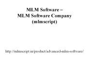 MLM Software – MLM Software Company (mlmscript)