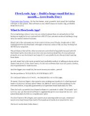 FlowLeads App Review - SECRET of FlowLeads App