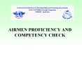 AIRMEN PROFICIENCY AND COMPETENCY CHECK PowerPoint PPT Presentation