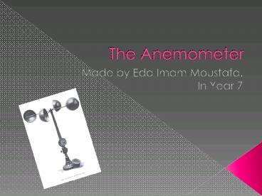 The Anemometer