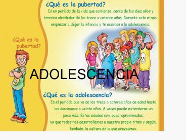 ADOLESCENCIA