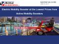 Electric Mobility Scooter at the Lowest Prices from Active Mobility Scooters