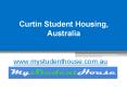 Curtin Student Housing, Australia - www.mystudenthouse.com.au PowerPoint PPT Presentation
