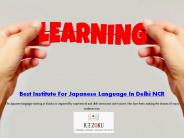 Best institute for Japanese language in Delhi NCR