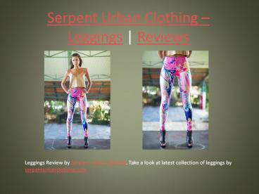 Serpent Urban Clothing – Leggings | Reviews