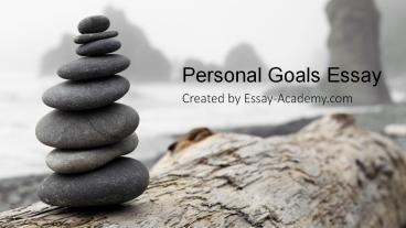 Personal Goals Essay