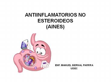 ANTIINFLAMATORIOS NO ESTEROIDEOS (AINES)