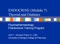 ENDOCRINE (Module 7) Thyroid and Diabetes PowerPoint PPT Presentation