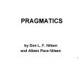 PRAGMATICS PowerPoint PPT Presentation