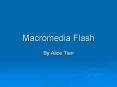 Macromedia%20Flash PowerPoint PPT Presentation