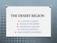 desert region
