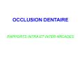 OCCLUSION DENTAIRE PowerPoint PPT Presentation