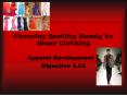 Choosing Quality Ready to Wear Clothing PowerPoint PPT Presentation