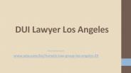 DUI Lawyer Los Angeles