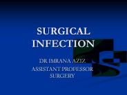 SURGICAL INFECTION