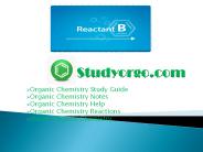 Organic Chemistry Flashcards