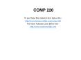 COMP 220 Complete Class PowerPoint PPT Presentation