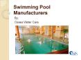 Swimming Pool Manufacturers PowerPoint PPT Presentation