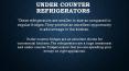 Under counter refrigerators PowerPoint PPT Presentation