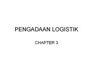 PENGADAAN LOGISTIK