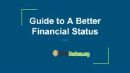 Guide To A Better Financial Status