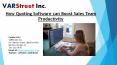 How Quoting Software can Boost Sales Team Productivity PowerPoint PPT Presentation