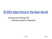 15-853:Algorithms in the Real World