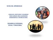 DESARROLLO PERSONAL, SOCIAL Y EMOCIONAL